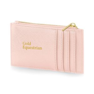 Gold Equestrian Card Holder